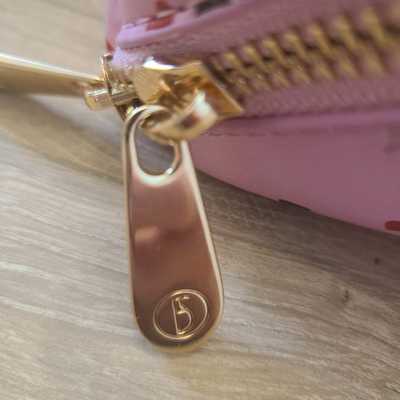 Pink Cosmetic Bag with Dog Print - Picture 4 of 4